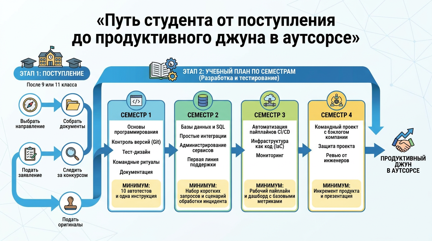 Путь студента до джуна